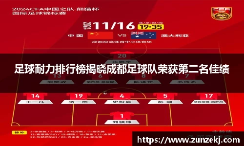 足球耐力排行榜揭晓成都足球队荣获第二名佳绩