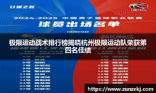 极限运动战术排行榜揭晓杭州极限运动队荣获第四名佳绩