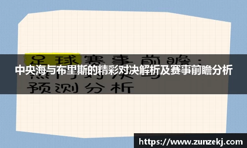 中央海与布里斯的精彩对决解析及赛事前瞻分析